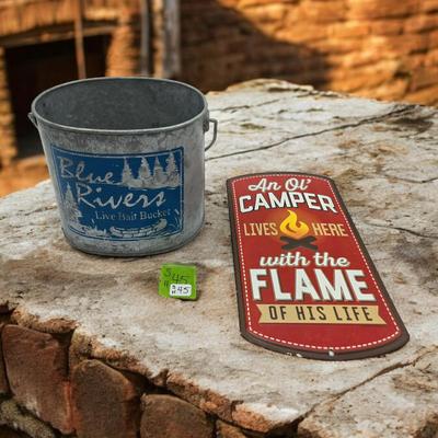 Old Camper Decor Lot