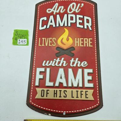 Old Camper Decor Lot