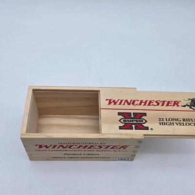 Wooden WINCHESTER Cartridge Box