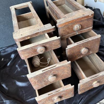 Sewing machine drawers