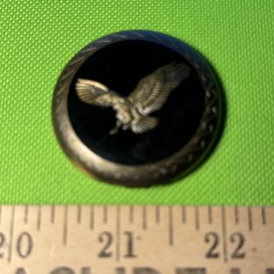 Eagle embossed pocket watch case