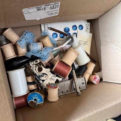 Large lot of sewing notions & other