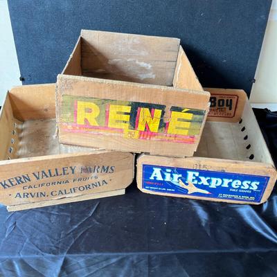 3 Fruit crates