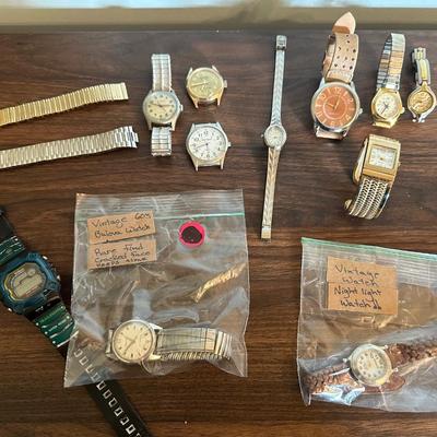 Vintage men’s and women’s watches
