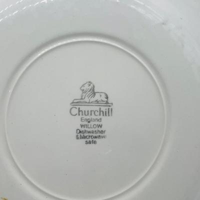 4 CHURCHILL Willow Plates