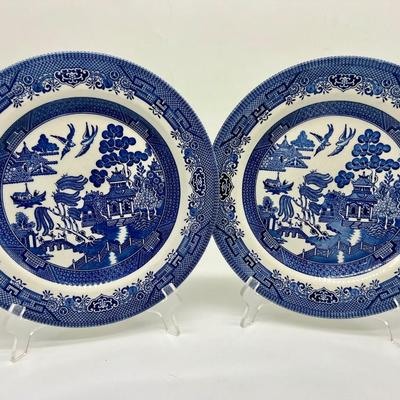 4 CHURCHILL Willow Plates