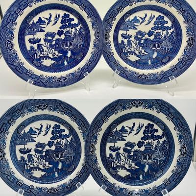 4 CHURCHILL Willow Plates