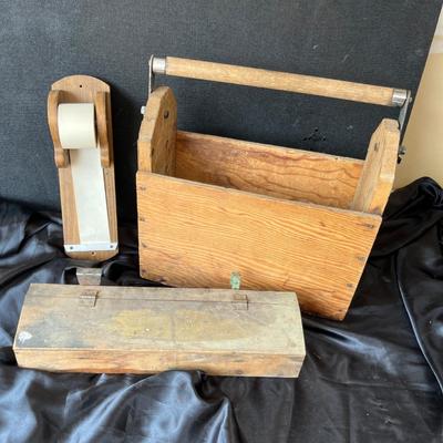 Antique wood items