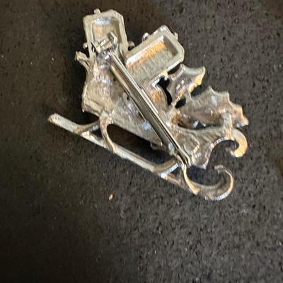 Vintage holiday Brooches