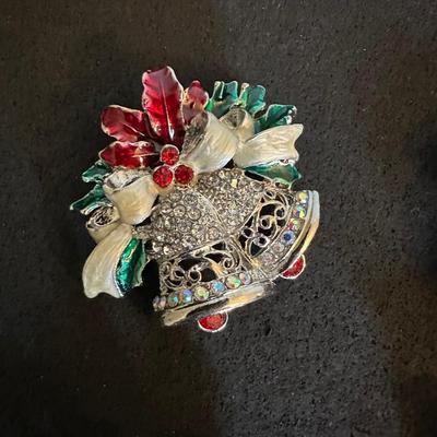 Vintage holiday Brooches