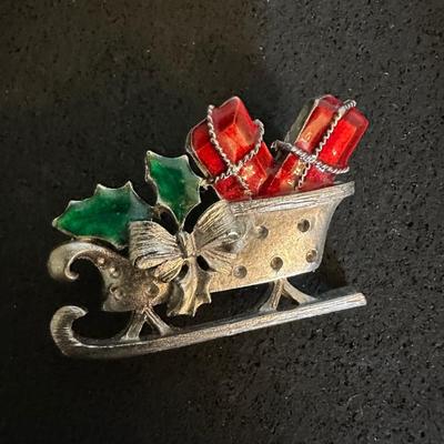 Vintage holiday Brooches