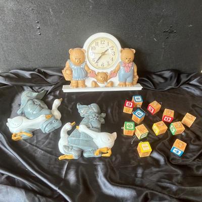 Lot of plastic decor