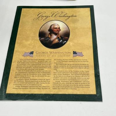 George Washington Collection Commemorative Galley Lot B