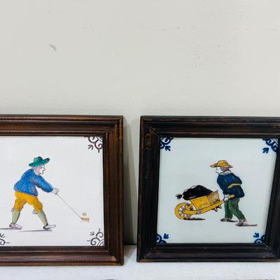 Tiles From Holland Lot Of 13