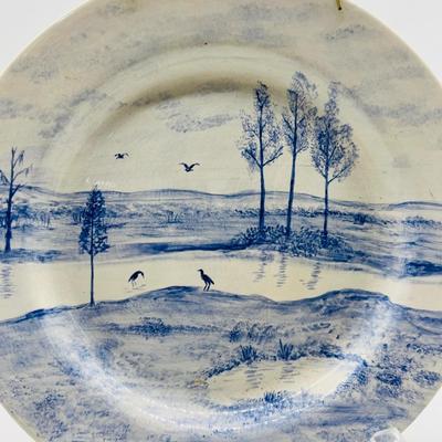 Two Hand painted Joyce Plates