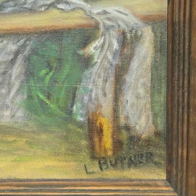 L. Butner Signed Framed Painting
