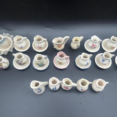 Collection of Vintage Miniature Pitchers (22)