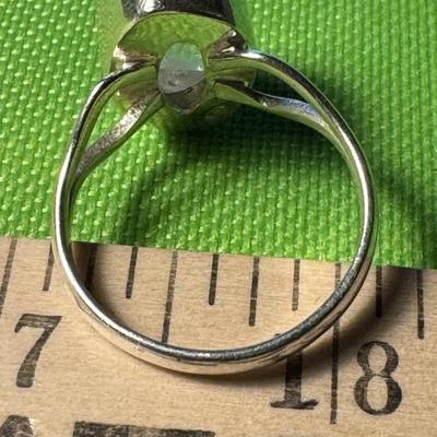 Sterling ring with stone
