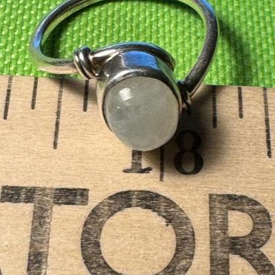 Sterling ring with stone