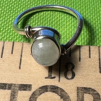 Sterling ring with stone