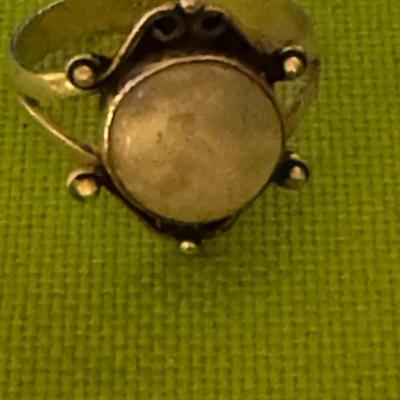 Vintage Sterling & Stone Ring