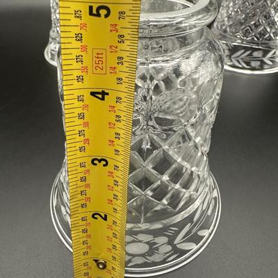 Vintage Glass Pendant Lamp Shades (4)