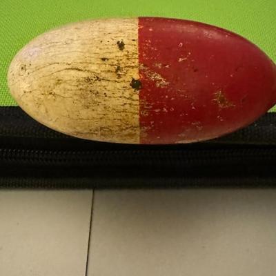 Large wooden vintage bobber