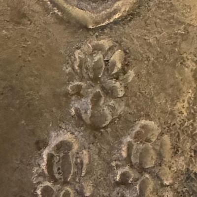 Antique Tibetan Brass Melong Astrological Pendant