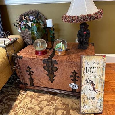 Lot 16; Rug, Ottoman & More