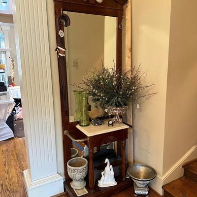 Lot 19: Coat Rack & More