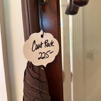 Lot 19: Coat Rack & More
