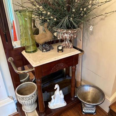 Lot 19: Coat Rack & More