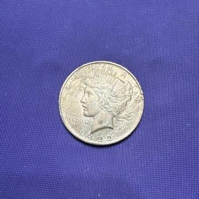 1922 Peace Dollar