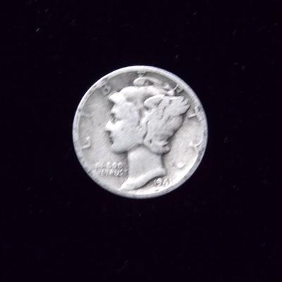 1941 Mercury Dime P