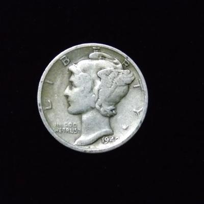 1942 Mercury Dime P