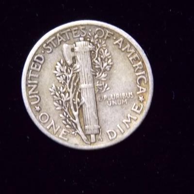 1943 Mercury Dime P
