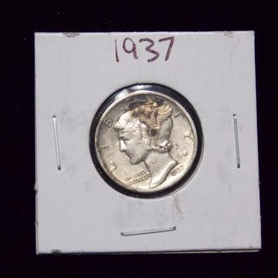 1937 Mercury Dime