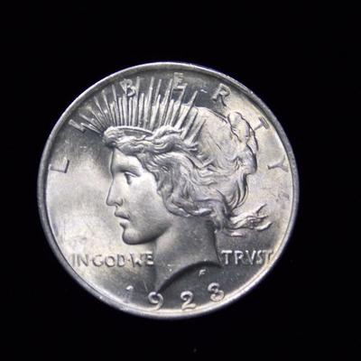 1923 Peace Dollar