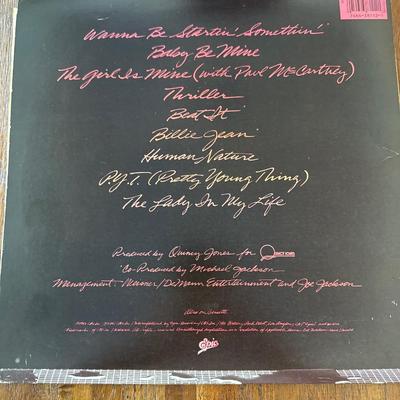 1982 Michael Jackson Thiller Album