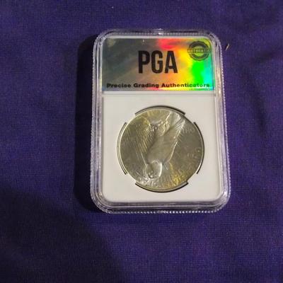 1935 Peace Dollar Graded MS63 (PCGS Est. 325)