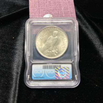 1923 Peace Dollar Graded MS 65+ (PCGS Est. 800)
