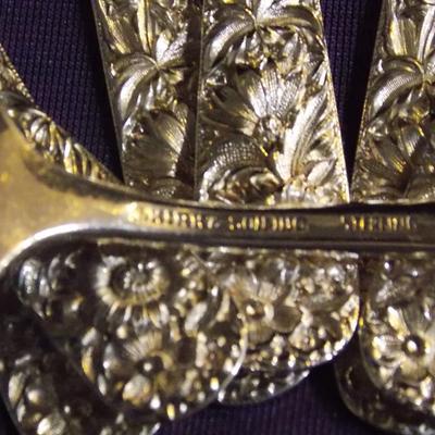 Set of 8 Sterling Kirk Repousse Forks