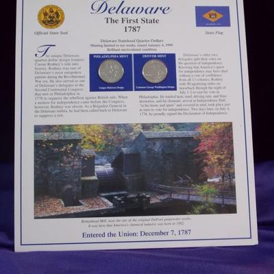 Delaware The First State Coins and Stamps