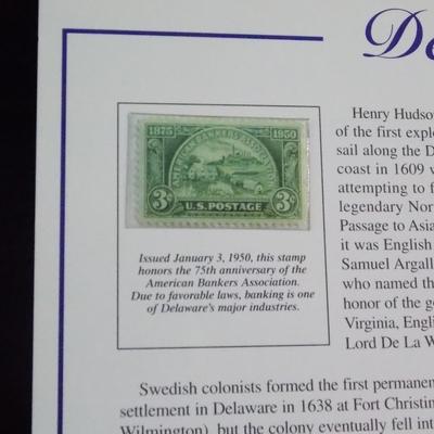 Delaware The First State Coins and Stamps