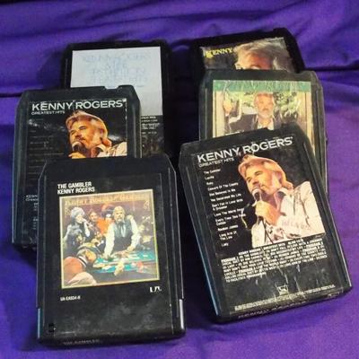 Lot of 6 Kenny Rogers 8 Tracks