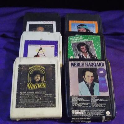 Lot of 6 Various Country 8 Tracks