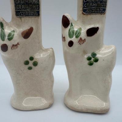 Vintage Rio Hondo Woodland Fawn Bud Vases (2)