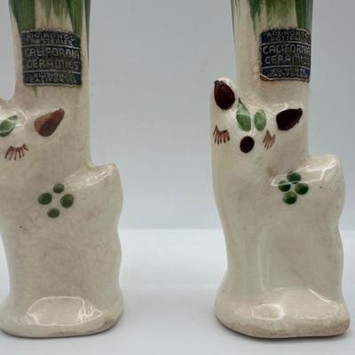 Vintage Rio Hondo Woodland Fawn Bud Vases (2)