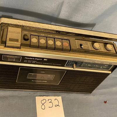 Vintage Readers Digest Radio and Cassette Player