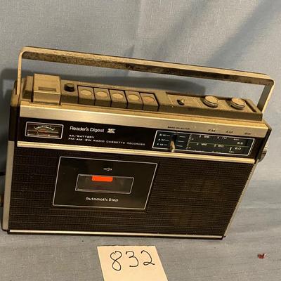 Vintage Readers Digest Radio and Cassette Player